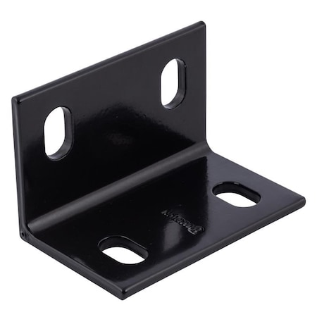 Hampton Hampton 4.62 in. H X 3 in. W X 1/4 in. D Black Steel Inside/Outside Brace 02-3405-428